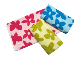 幸運草色織緹花毛巾(32兩)