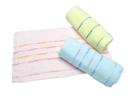 虛線四條色織毛巾(22兩)